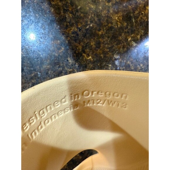 Nike Calm Slide Sesame Platform Sandals M 12 W 13 Like New main image 8